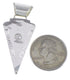 Sterling Silver Southwestern Turquoise Inlay Pendant EX28876